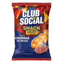 Snack Club Social Assado Crocante Sabor Churras na Brasa 68g
