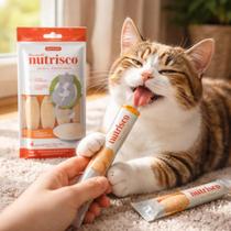Snack cremoso gatos nutrisco frango e caranguejo