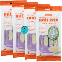 Snack cremoso nutrisco gatos 14g atum e bacalhau com 4 un - kit com 4 Snack cremoso nutrisco gatos 14g atum e bacalhau com 4 un - kit com 4