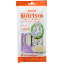 Snack cremoso nutrisco gatos 14g atum e bacalhau com 4 un