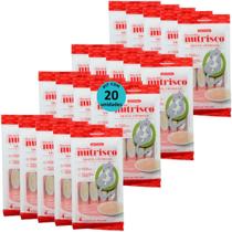 Snack cremoso nutrisco gatos 14g atum e caranguejo com 4 un - kit com 20 Snack cremoso nutrisco gatos 14g atum e caranguejo com 4 un - kit com 20