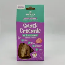 Snack Crocante Filé de Frango Petisco Natural para cães e gatos - 40g Snack Crocante Filé de Frango Petisco Natural para cães e gatos - 40g