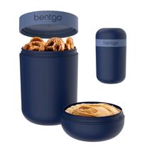 Snack Cup Bentgo, reutilizável, design à prova de vazamentos, 480 ml (azul marinho)