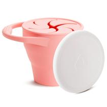 Snack Cup Munchkin C'est Silicone! Apanhador de lanches com tampa, hortelã Snack Cup Munchkin C'est Silicone! Apanhador de lanches com tampa, hortelã