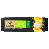 Snack De Arroz Kalassi Cebola Sem Glúten 100 Gramas