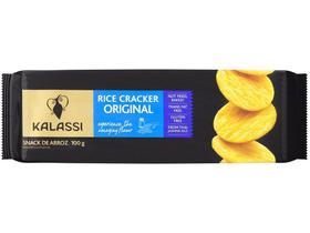 Snack De Arroz Kalassi Original Sem Glúten 100 G