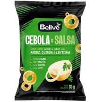 Snack De Arroz Sabor Cebola & Salsa 35g Sem Glúten Belive