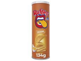 Snack de Batata Ruffles Cheddar Tubo Elma Chips 134g