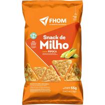 Snack de Milho Pipoca 55g Vegano Sem Glúten FHOM