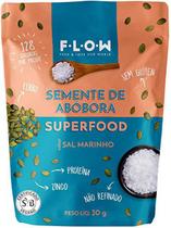 Snack De Semente De Abóbora Com Sal Marinho Flow 30G