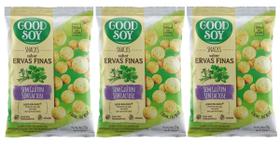 Snack De Soja Good Soy Sabor Ervas Finas 25g KIT C/3 UN