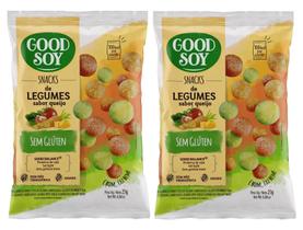 Snack De Soja Good Soy Sabor Legumes e Queijo 25g KIT C/2 UN