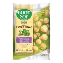 Snack De Soja Sem Glúten E Lactose Sabor Ervas Finas Good Soy 25g
