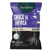 Snack de Tapioca Batata Doce Sem Glúten Nutripleno 30g