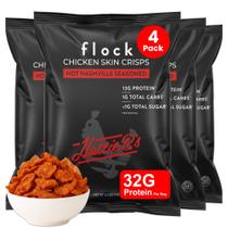 Snack Flock Chips de Pele de Frango Keto Nashville Hot 4 unidades