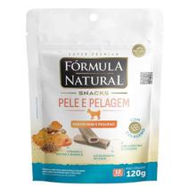 Snack Fórmula Natural Pele e Pelagem Cães Mini e Pequeno 120g