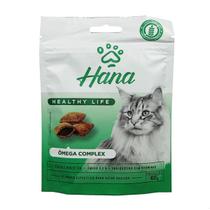 Snack hana healthy life ômega complex para gatos adultos 60g