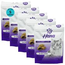 Snack hana healthy life ph balance para gatos adultos 60g kit com 5 Snack hana healthy life ph balance para gatos adultos 60g kit com 5