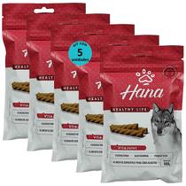 Snack hana healthy life vitajoint cães adultos 100g kit com 5 Snack hana healthy life vitajoint cães adultos 100g kit com 5