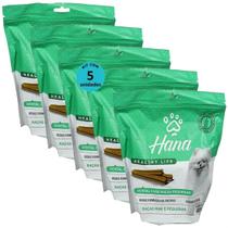 Snack hana life dental care cães adultos raças mini e pequenas 450g kit com 5 Snack hana life dental care cães adultos raças mini e pequenas 450g kit com 5