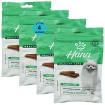 Snack hana life dental care cães adultos raças mini e pequenas 60g kit com 4 Snack hana life dental care cães adultos raças mini e pequenas 60g kit com 4