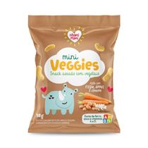Snack Infantil Zero Glúten Feijão Arroz e Cenoura - Vegetais Mini Veggies Nhami Mami 18g Snack Infantil Zero Glúten Feijão Arroz e Cenoura - Vegetais Mini Veggies Nhami Mami 18g