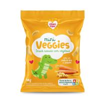 Snack Infantil Zero Glúten Gão de Bico e Cenoura - Vegetais Mini Veggies Nhami Mami 18g Snack Infantil Zero Glúten Gão de Bico e Cenoura - Vegetais Mini Veggies Nhami Mami 18g
