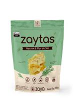 Snack Lascas Zaytas Alecrim e Flor Sal Zaya 80G