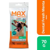 Snack Max Dental Fresh para Cães Adultos Sabor Menta 70g Snack Max Dental Fresh para Cães Adultos Sabor Menta 70g