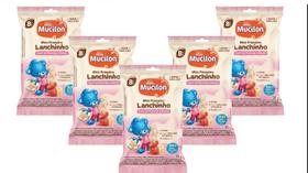 Snack Meu Primeiro Lanchinho Mucilon Morango e Banana contendo 5 unidades de 35g cada