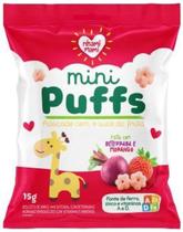 Snack Mini Puffs Beterraba/Morango 15g - Sem Glúten