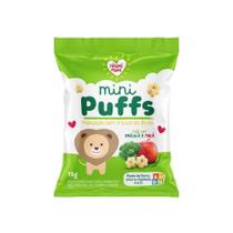 Snack Mini Puffs Brócolis e Maçã Nhami Mami 15g - Sem Glúten