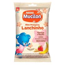 Snack Mucilon Meu Primeiro Lanchinho Sabor Morango e Banana 35g