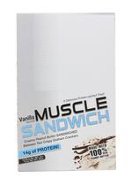 Snack Muscle Foods Muscle Sandwich com manteiga de amendoim e baunilha 12x56g
