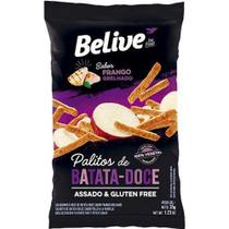 Snack Palito De Batata Doce Sem Glúten Frango Grelhado 35g - BELIVE Snack Palito De Batata Doce Sem Glúten Frango Grelhado 35g - BELIVE
