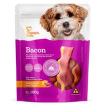 Snack Papaya Pets Bacon com Queijo para Cães Adultos de Porte Pequeno 100gr - CHALESCO