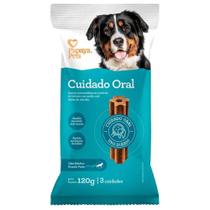 Snack Papaya Pets Cuidado Oral para Cães Adultos de Porte Grande 120gr - 3Und. - CHALESCO