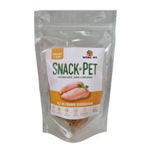 Snack pet - petisco de peito de frango desidratado para cães e gatos - natural pets