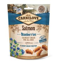 Snack Petisco Cães Crunchy Salmão com Mitrilos 200g - Carnilove Snack Petisco Cães Crunchy Salmão com Mitrilos 200g - Carnilove