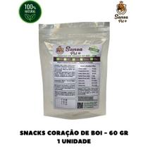 Snack Petisco Coração de Boi Desidratado 100% Natural Saudável Pet Cachorro Adestramento - 60 g Snack Petisco Coração de Boi Desidratado 100% Natural Saudável Pet Cachorro Adestramento - 60 g