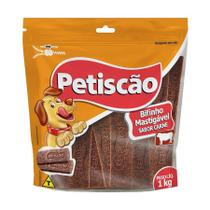 Snack Petisquinho Para Cães Bifinho Sabor Carne - 1kg