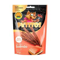 Snack Petitos Para Gatos Sticks Sabor Salmão - 30g