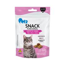 Snack Petz Funcional Cuidado com a Pele e Pelos para Gatos 60g
