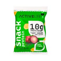 Snack Protein Active Life com 10g de Proteína e Whey Isolado Zero Lactose Sabor Cebola e Salsa 50g