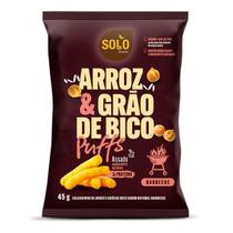 Snack Puffs Arroz E Grão De Bico Barbecue Solo Snacks 45G