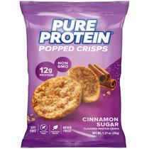 Snack: Pure Protein, batata frita, açúcar com canela, 36g, 12 unidades