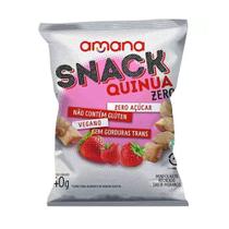Snack Quinua Zero Recheado Sabor Morango Amana 40g Snack Quinua Zero Recheado Sabor Morango Amana 40g