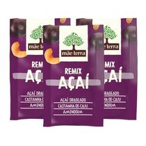 Snack Remix Açai Com Castanha Mãe Terra - 9 Unidades 25g Snack Remix Açai Com Castanha Mãe Terra - 9 Unidades 25g