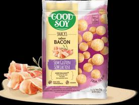 Snack salgado sabor bacon 25g - good soy Snack salgado sabor bacon 25g - good soy