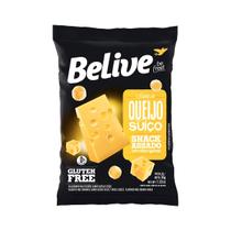Snack Sem Glúten Sabor Queijo Suiço 35g - Belive